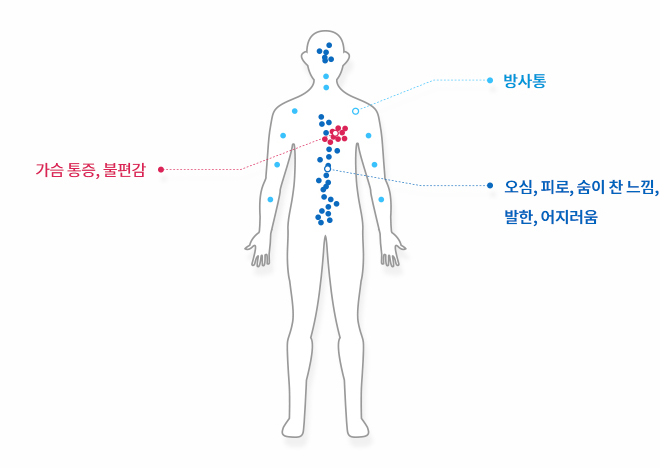 허혈성 심장질환 주요증상